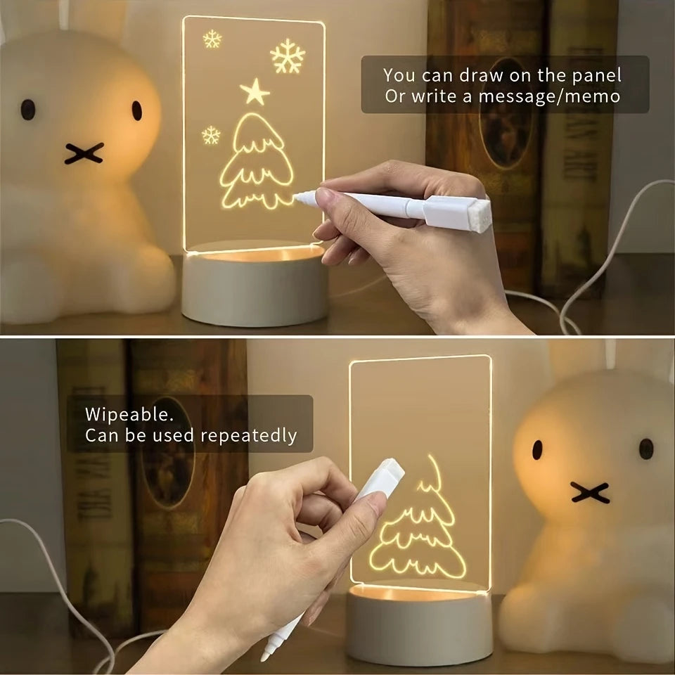 WANHENGYA LED Acrylic Dry Erase Board